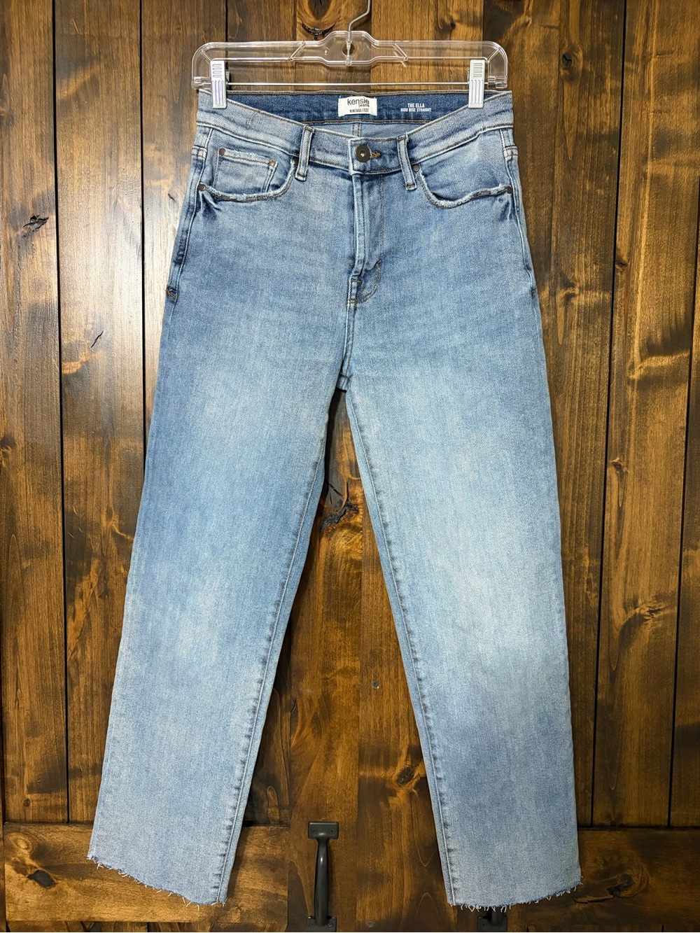 Kensie Light Blue Straight Jeans
